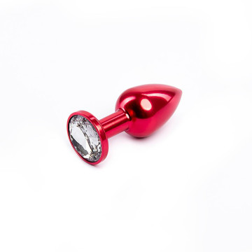 Red Butt Plug with White...