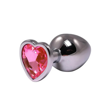 Silver small heart-shaped...