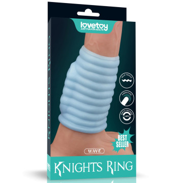 Vibrating Wave Knights Ring...