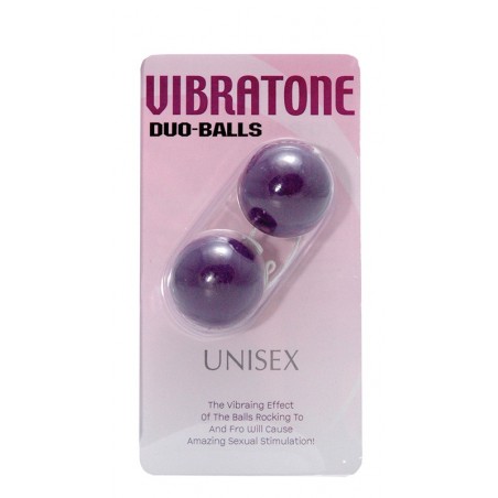 Kulki-VIBRATONE DUO BALLS PURPLE BLISTERCARD