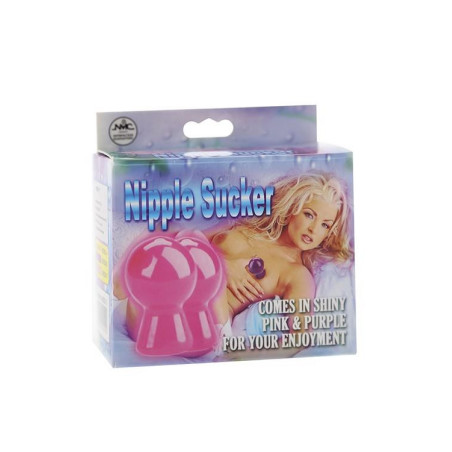 NIPPLE SUCKER PAIR IN SHINY PURPLE
