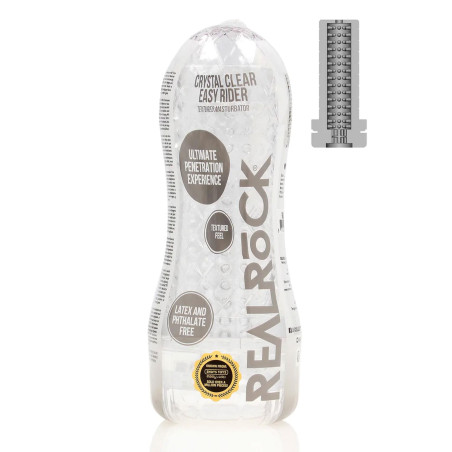 Easy Rider - Textured Masturbator - Transparent