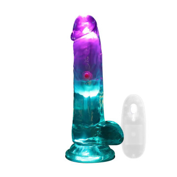 LED Vibrating Straight Cock...