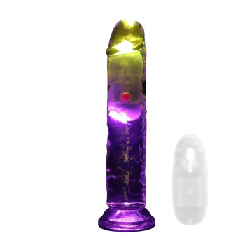 LED Vibrating Straight Cock...