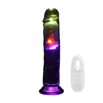 LED Vibrating Straight Cock...