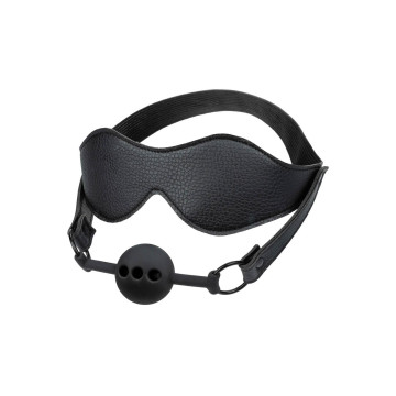 Eye Mask & Breathable Ball Gag