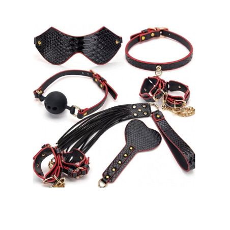 Suitcase bondage set black
