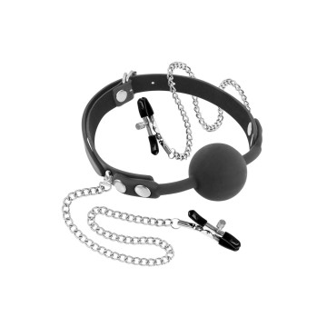 GAG NIPPLE CLIPS BLACK