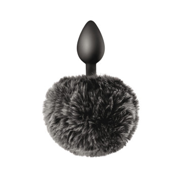 BLACK POMPOM ANAL PLUG