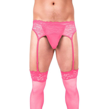 Prowler Pink Lace Garter...