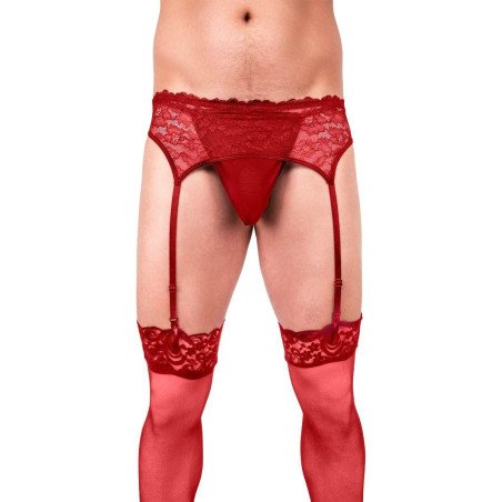 Prowler Red Lace Garter Set Medium