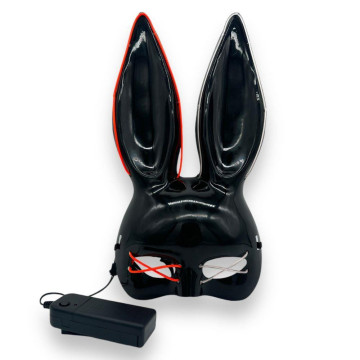 Bunny Mask Deluxe BLACK -...