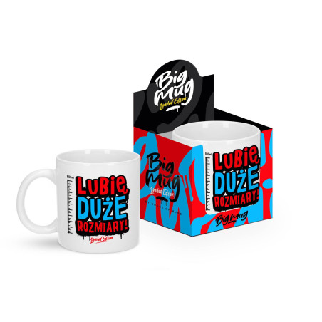 BIG MUG - Kubek 800ml - Lubie duże rozmiary
