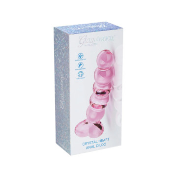 Crystal Heart Anal Dildo