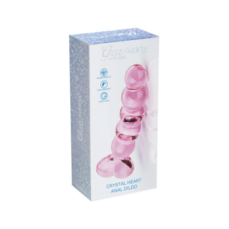 Crystal Heart Anal Dildo