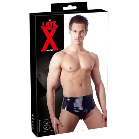 Men's Latex Briefs with Plug M