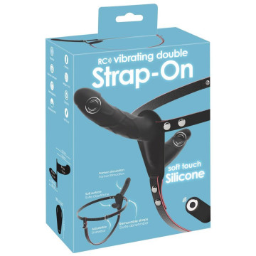 RC Vibrating Double Strap-On
