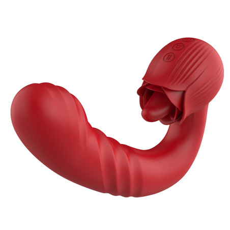 Rose Thrusting Vibrator