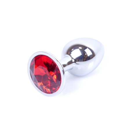 Plug-Jewellery Silver PLUG- Red