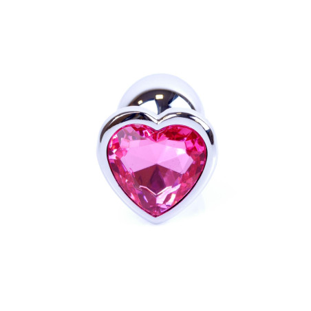MyLove Toys - Jewellery Silver Heart PLUG- Pink