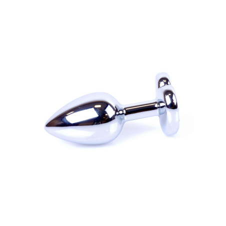 MyLove Toys - Jewellery Silver Heart PLUG- Clear