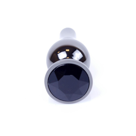 MyLove Toys - Jewellery Dark Silver BUTT PLUG- Black