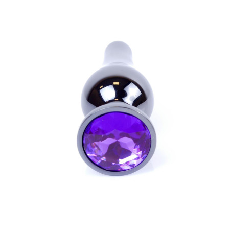 MyLove Toys - Jewellery Dark Silver BUTT PLUG- Purple