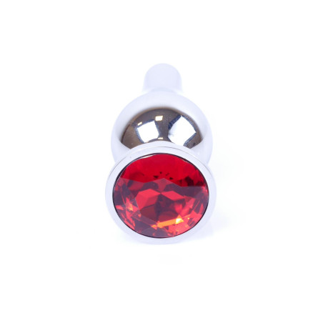 MyLove Toys - Jewellery Silver BUTT PLUG- Red