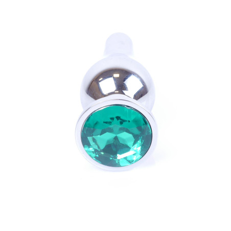 MyLove Toys - Jewellery Silver BUTT PLUG- Green