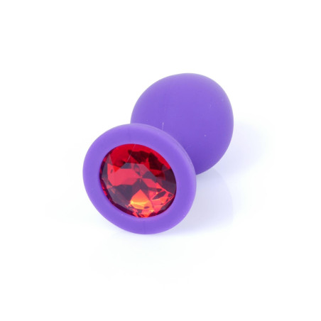 MyLove Toys - Jewellery Purple Silicone PLUG Medium