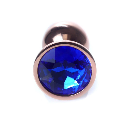 MyLove Toys - Jewellery Red Gold PLUG- Dark Blue