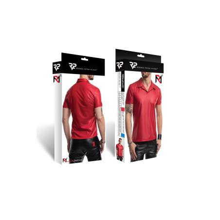 RMSerafino001 - red polo - L