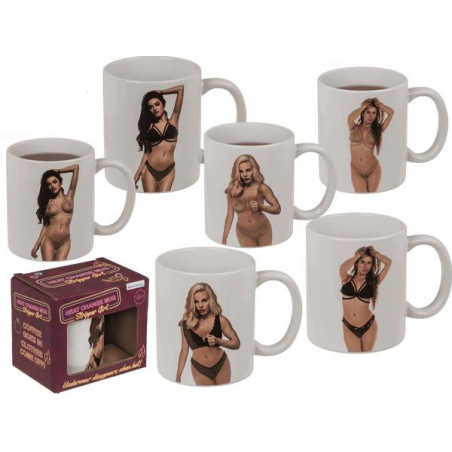 Kubek striptis dziewczyna efekt termiczny 350ml kamikonka