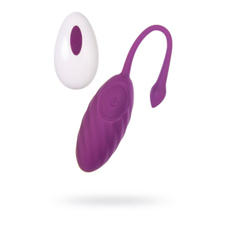 Vibrating egg A-Toys Purr, silicone, purple, 18 cm