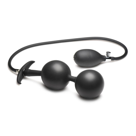 Master Series - Weighted Inflatable Silicone Anal Plug