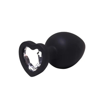 Black small heart-shaped...