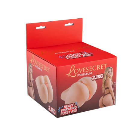 LoveSecret Premium - LS77 - Heavy Vibrating Pussy/Ass – 2.1 kg Realistic Design