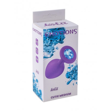 Plug - Anal Plug Emotions Cutie Medium Purple Blue crystal