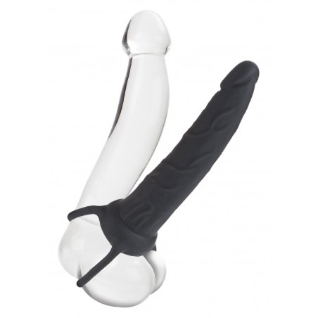 Proteza-DUAL PENETRATOR BLACK