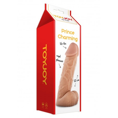 Dildo-PRINCE CHARMING 20 CM DONG FLESH