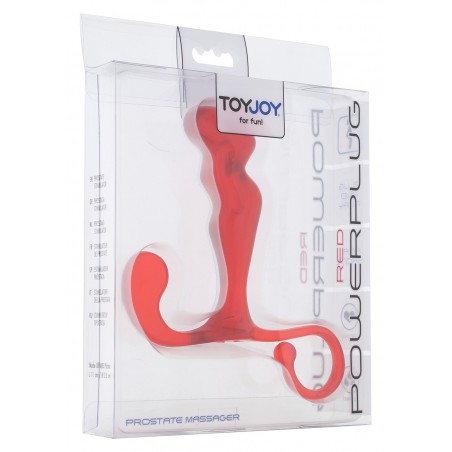 Plug / prostata-POWER PLUG PROSTATE MASSAGER RED