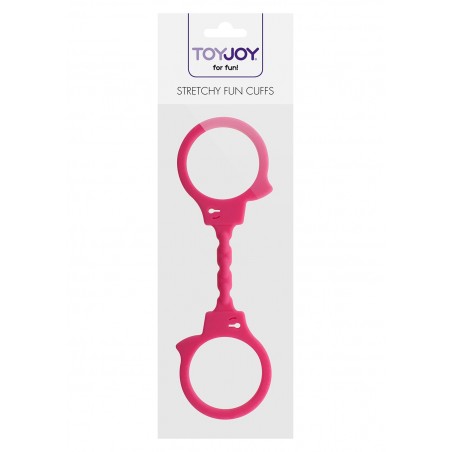 Kajdanki-STRETCHY FUN CUFFS PINK