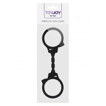 Kajdanki-STRETCHY FUN CUFFS BLACK