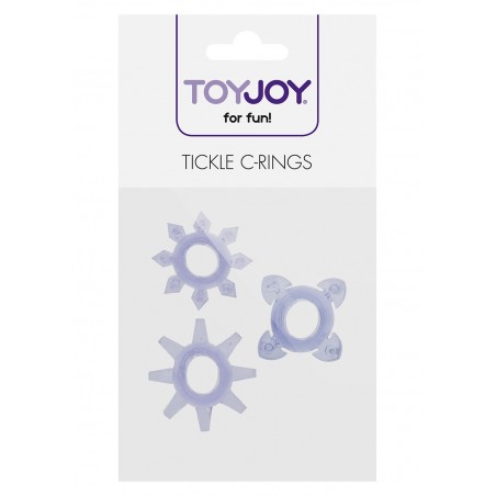 Pierścień-TICKLE C-RINGS PURPLE