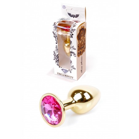 Plug - Jawellery Gold PLUG- Pink