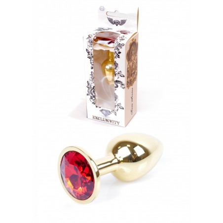 Plug - Jawellery Gold PLUG- Red