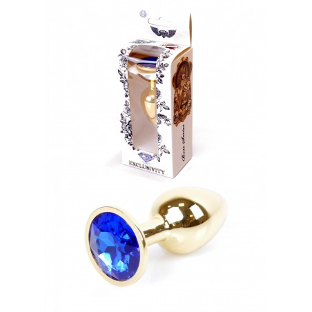 Plug - Jawellery Gold PLUG- Dark Blue