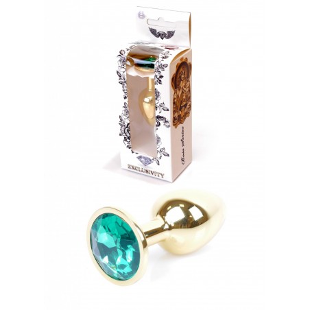 Plug - Jawellery Gold PLUG- Green