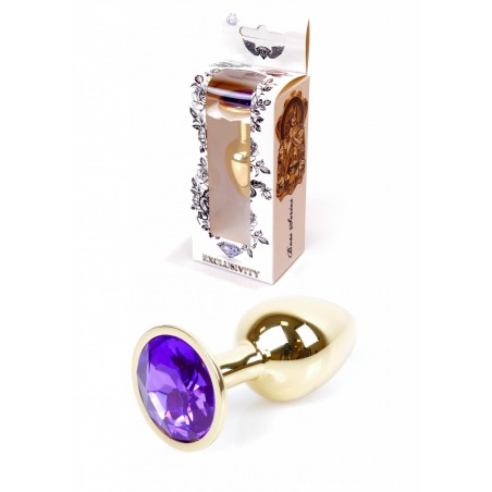 Plug - Jawellery Gold PLUG- Purple