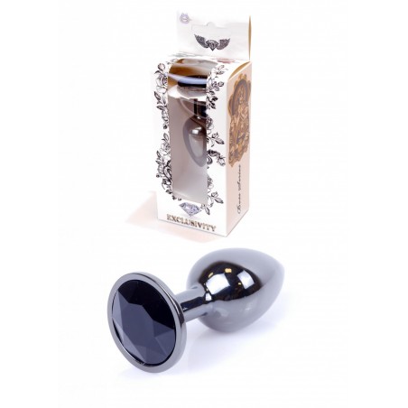 Plug - Jawellery Dark Silver PLUG- Black